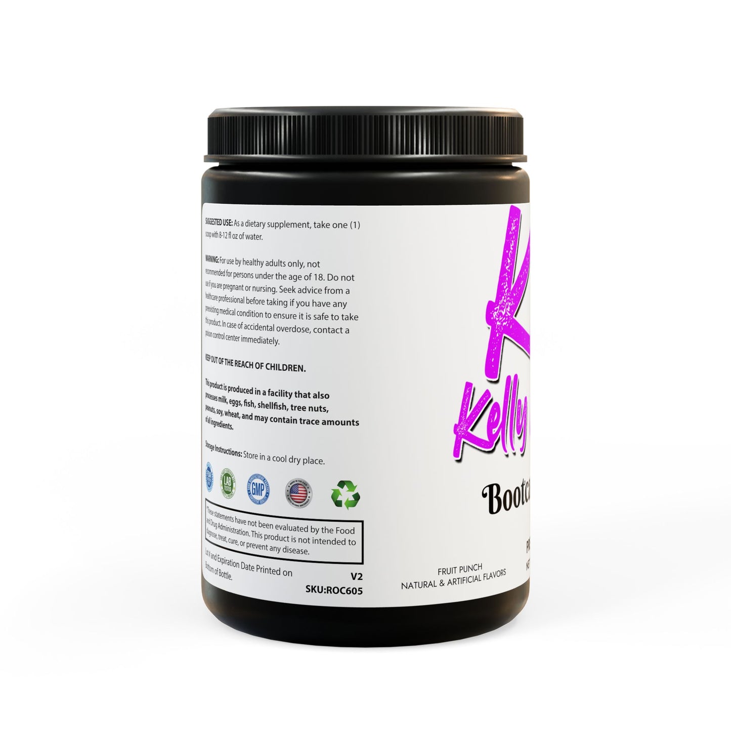 Pre-Workout Supplement, ( Become a bootcamp star ) Fruit Punch (204g, 7.1oz)