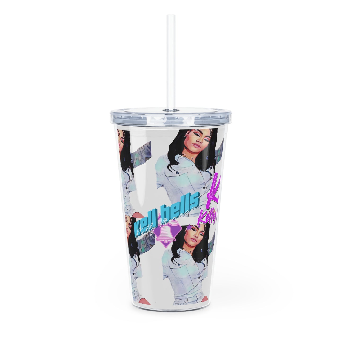 Tumbler with Straw ( Kelly Edition)