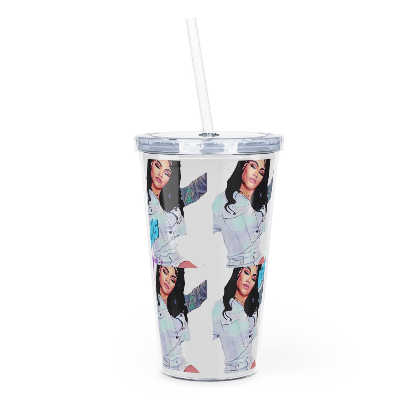 Tumbler with Straw ( Kelly Edition)