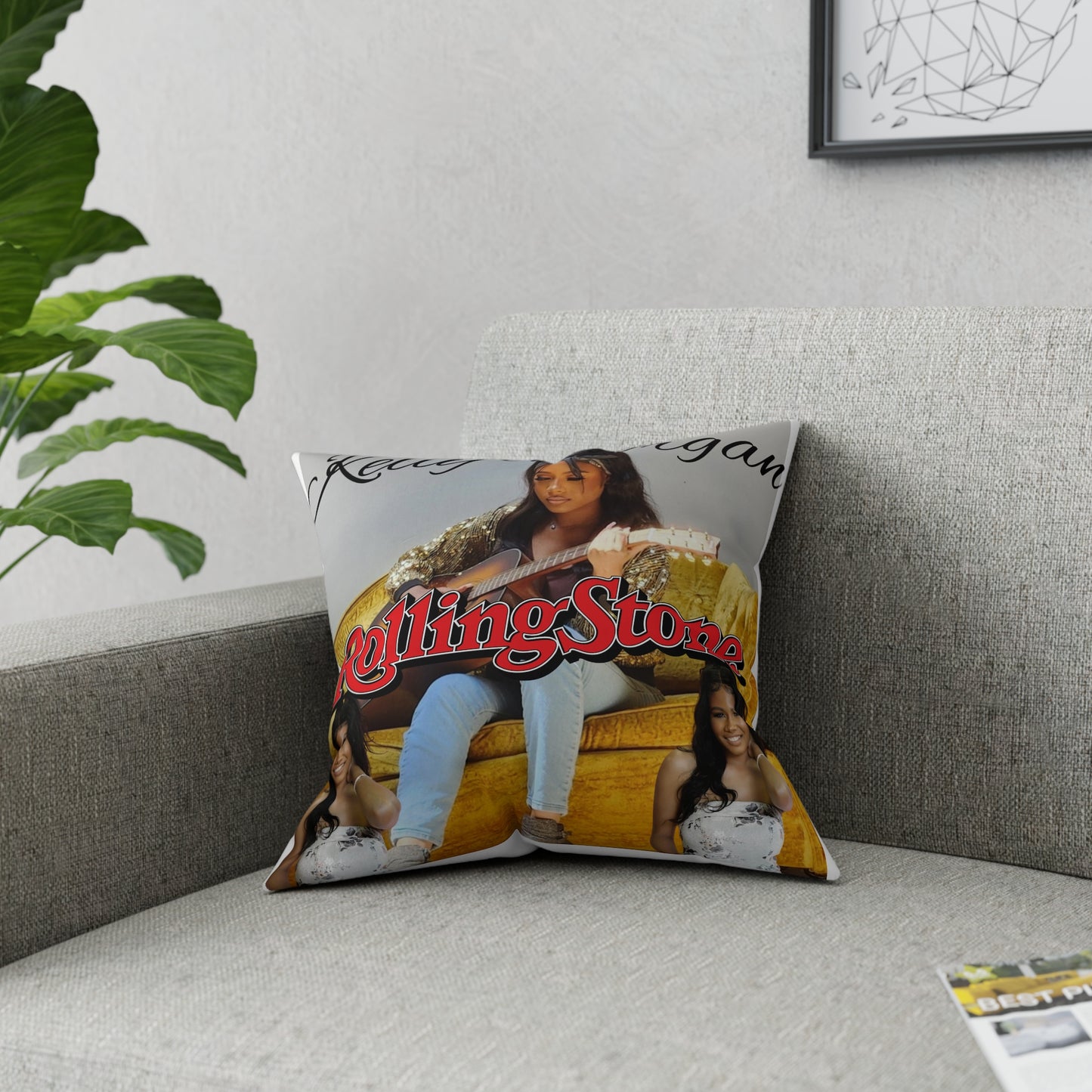 Rolling Stone Featured Pillow